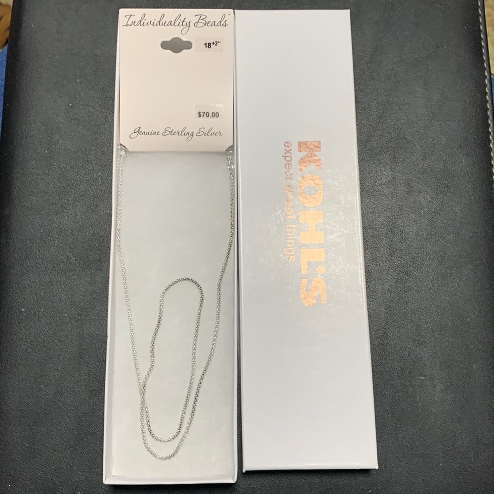 18” Sterling Silver Necklace